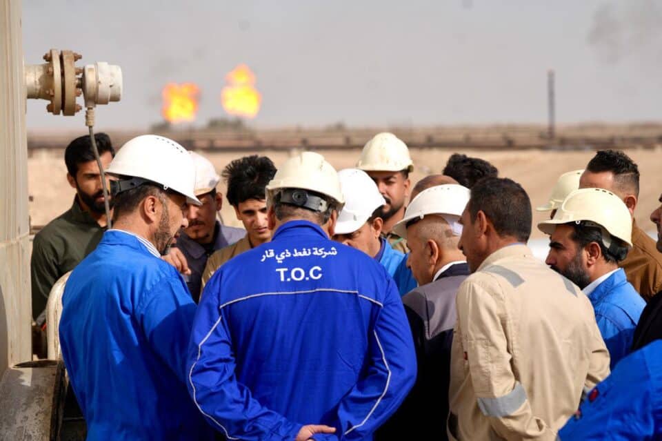 صورة من مقال: مشروع تحوير استراتيجي يعزز مرونة التخزين في نفط ذي قار