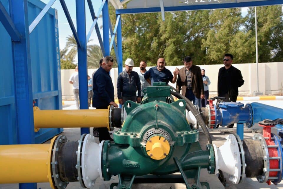صورة من مقال: بالصور: مدير ماء ذي قار يعلن قرب إنجاز مشروع ماء 200 م³ في الگرمة