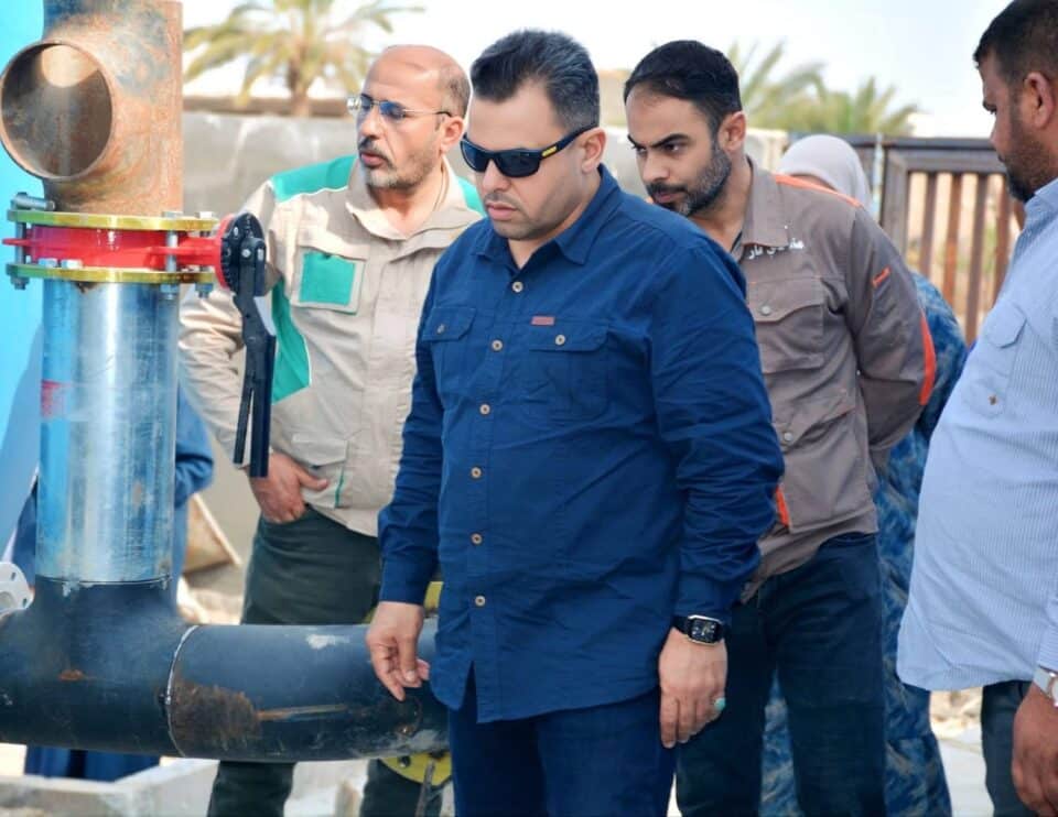صورة من مقال: مدير ماء ذي قار يتابع خطة إنعاش الأهوار في گرمة بني سعيد