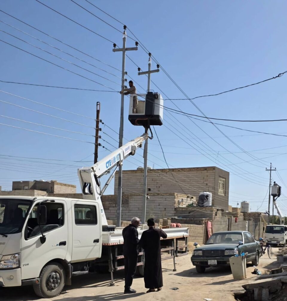 صورة من مقال: حملة ميدانية لرفع التجاوزات وجباية أجور الكهرباء في سوق الشيوخ