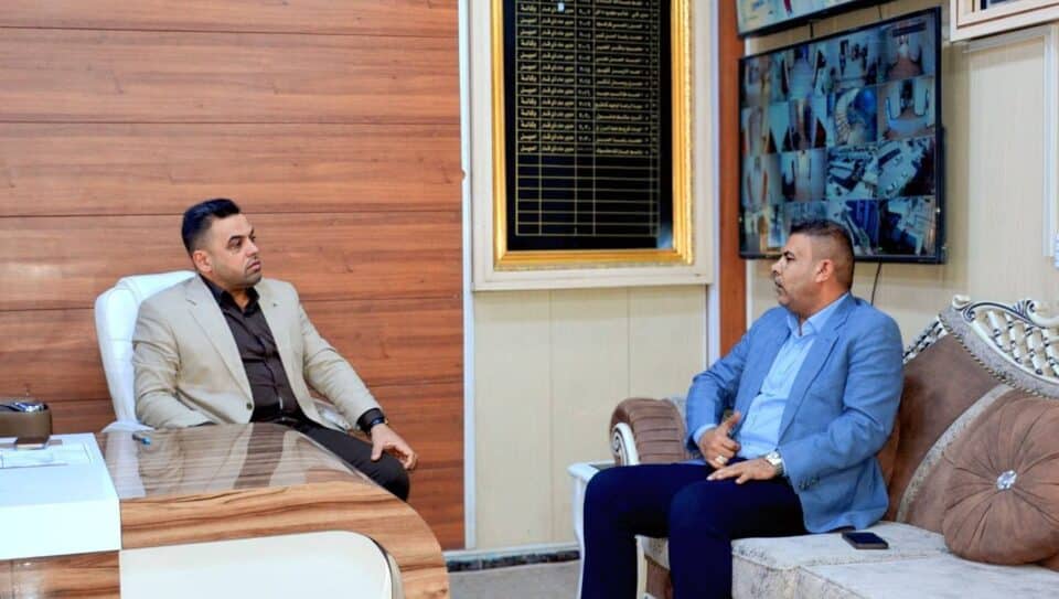 صورة من مقال: مدير ماء ذي قار يبحث مع قائممقام الفجر تعزيز الخدمات المقدمة للمواطنين