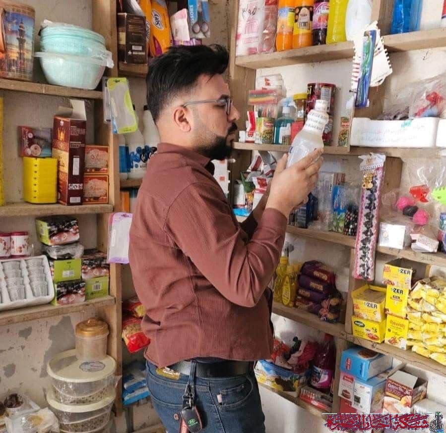 صورة من مقال: بالأرقام.. إتلاف 7.5 كغم مواد صلبة و34 لتراً سوائل منتهية الصلاحية في قضاء النصر