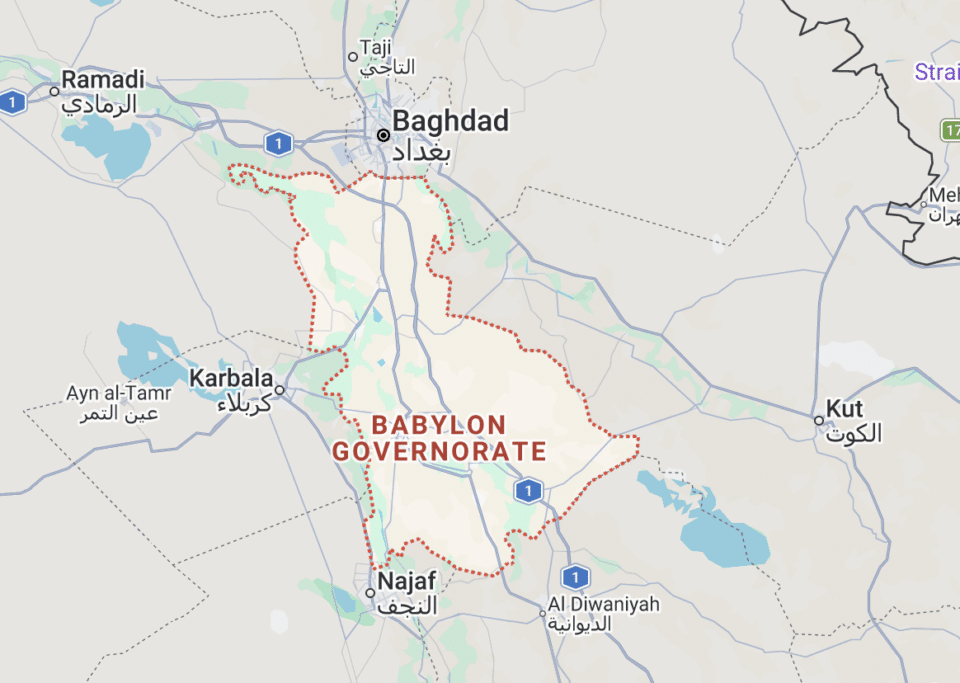 صورة من مقال: وسائل إعلام: ارتفاع عدد شهداء هجوم المسيرة في بابل الى اربعة شهداء