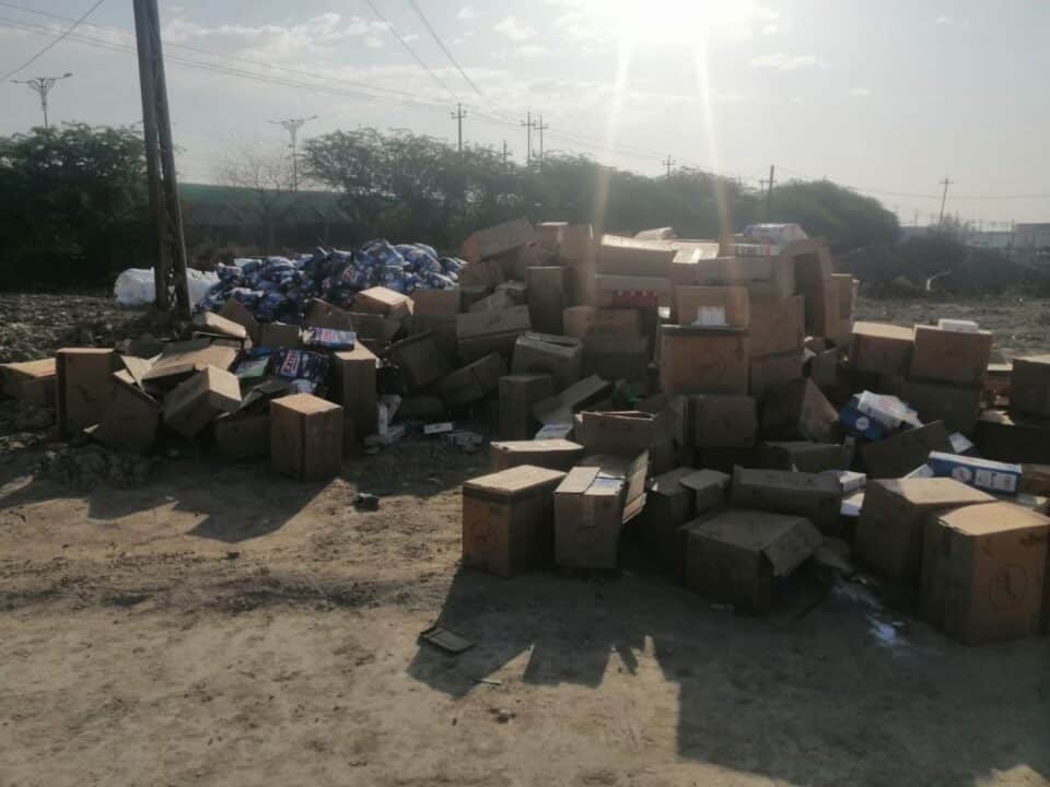 صورة من مقال: مصادرة 26 طن ونصف من مساحيق منتهية الصلاحية في سوق الشيوخ