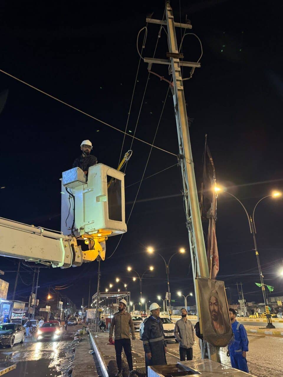 صورة من مقال: إعادة تشغيل مغذيات الكهرباء المتوقفة في سوق الشيوخ جنوب الناصرية