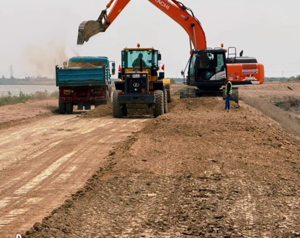صورة من مقال: طرق ذي قار تؤكد سير العمل وفق الجداول الزمنية في مشروع طريق الجبايش أيمن الفرات
