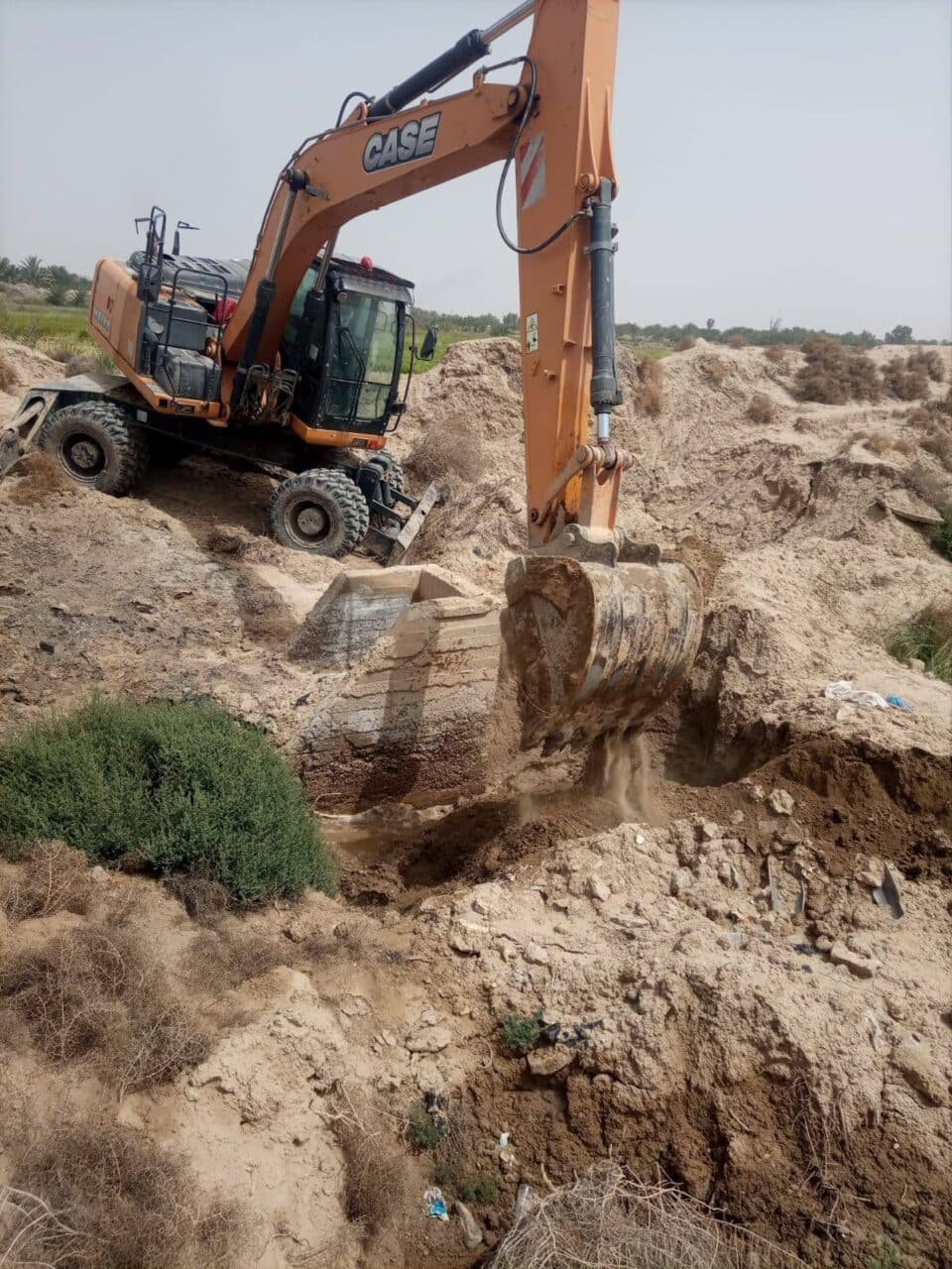صورة من مقال: مشروع الغراف في ذي قار ينفذ حملة لإزالة التجاوزات على المشاريع الإروائية