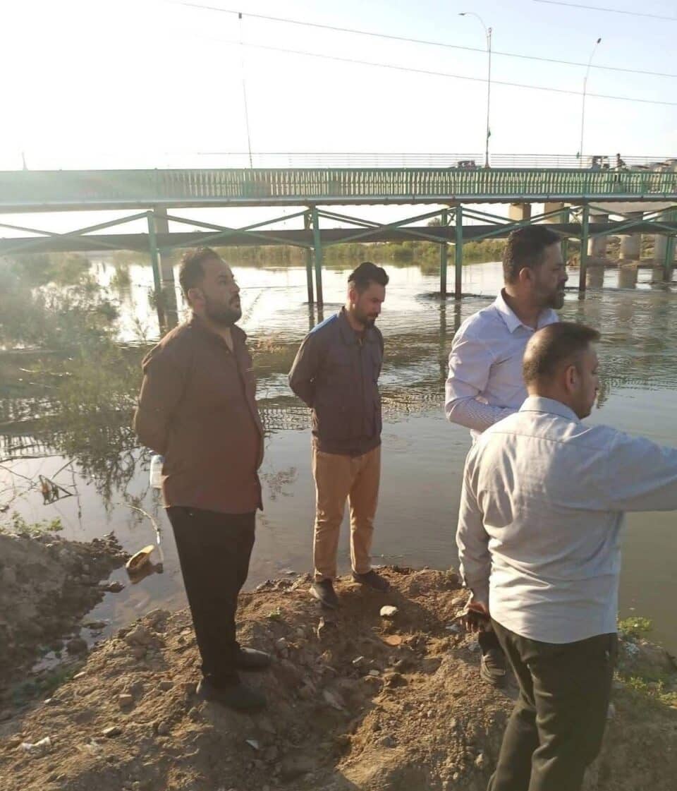 صورة من مقال: مديرية ماء ذي قار ترفع درجة الجهوزية وتستنفر ملاكاتها لمراقبة نوعية المياه الواردة من نهر الغراف
