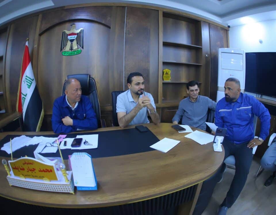صورة من مقال: اجتماع خدمي في بلدية الناصرية يناقش تعزيز الواردات وإزالة التجاوزات