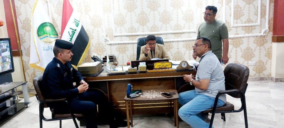 صورة من مقال: مديرية بيئة ذي قار تعقد اجتماعا مع فريق CBRN لإطلاق برنامج رصد تلوث الهواء