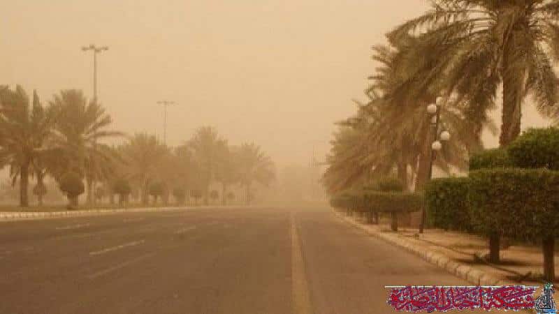صورة من مقال: الأنواء الجوية في ذي قار تحذر من موجة غبار تضرب المحافظة وتدعو لتوخي الحذر