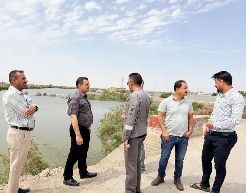 صورة من مقال: الموارد المائية في ذي قار توجه بنصب مضخة متنقلة لتحسين جودة المياه في قضاء الفهود