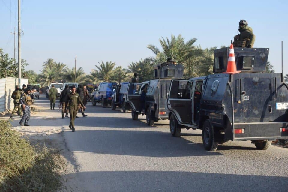 صورة من مقال: شرطة ذي قار تنفذ واجبا أمنيا في المناطق الريفية بالبطحاء وتضبط أسلحة وذخيرة