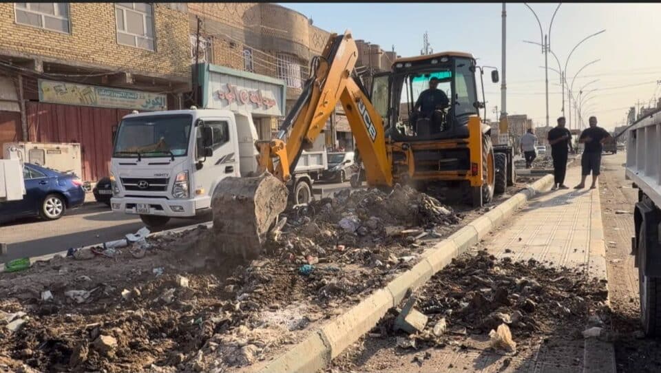صورة من مقال: بلدية الناصرية تطلق حملات خدمية يومية تشمل أحياء وشوارع المدينة