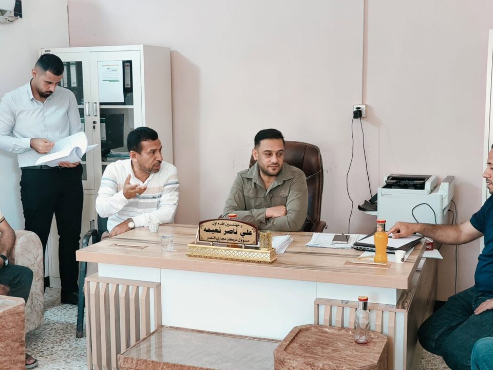 صورة من مقال: مدير مجاري ذي قار يطلع على سير العمل في مركز النصر ويشدد على الجاهزية الكاملة