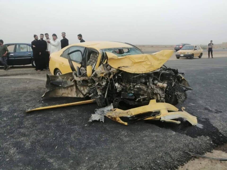 صورة من مقال: حادث تصادم شمال الناصرية يودي بحياة شخص ويصيب اثنين آخرين