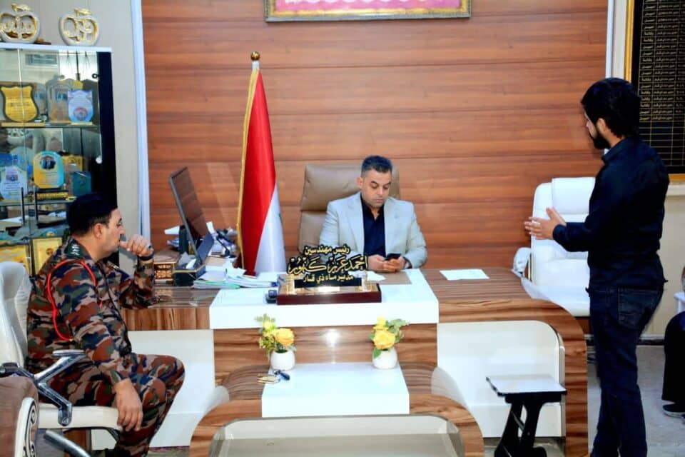 صورة من مقال: مدير ماء ذي قار يؤكد أولوية خدمة المواطنين في عمل المديرية