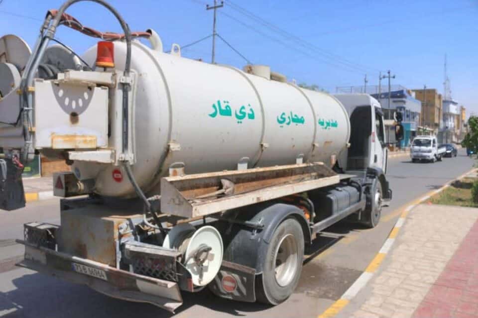 صورة من مقال: مديرية مجاري ذي قار تواصل أعمال تنظيف الخطوط الرئيسية وفتح مشبكات الأمطار على مدار الساعة