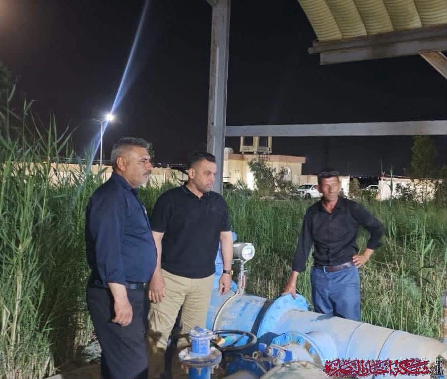 صورة من مقال: مديرية ماء ذي قار تواصل خططها الميدانية وتتابع مشاريع قضاء الدواية