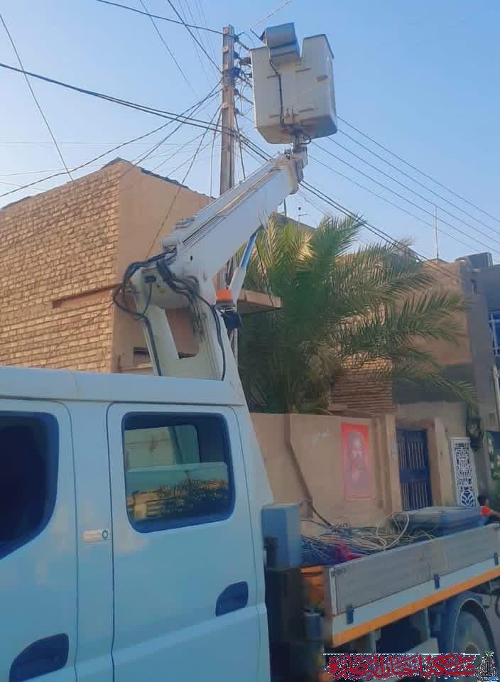 صورة من مقال: كهرباء ذي قار ترفع 50 حالة تجاوز وتقطع التيار عن 13 محلا تجاريا في الناصرية