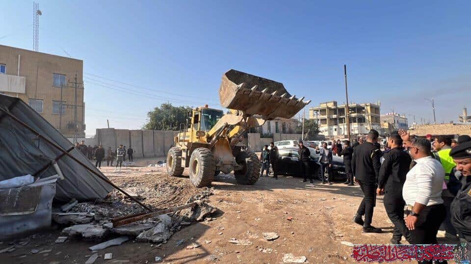 صورة من مقال: بلدية الناصرية تحرك دعاوى قضائية بحق المتجاوزين