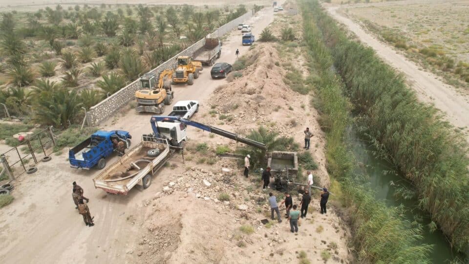 صورة من مقال: الموارد المائية في ذي قار تنفذ حملة ميدانية لوقف الهدر المائي
