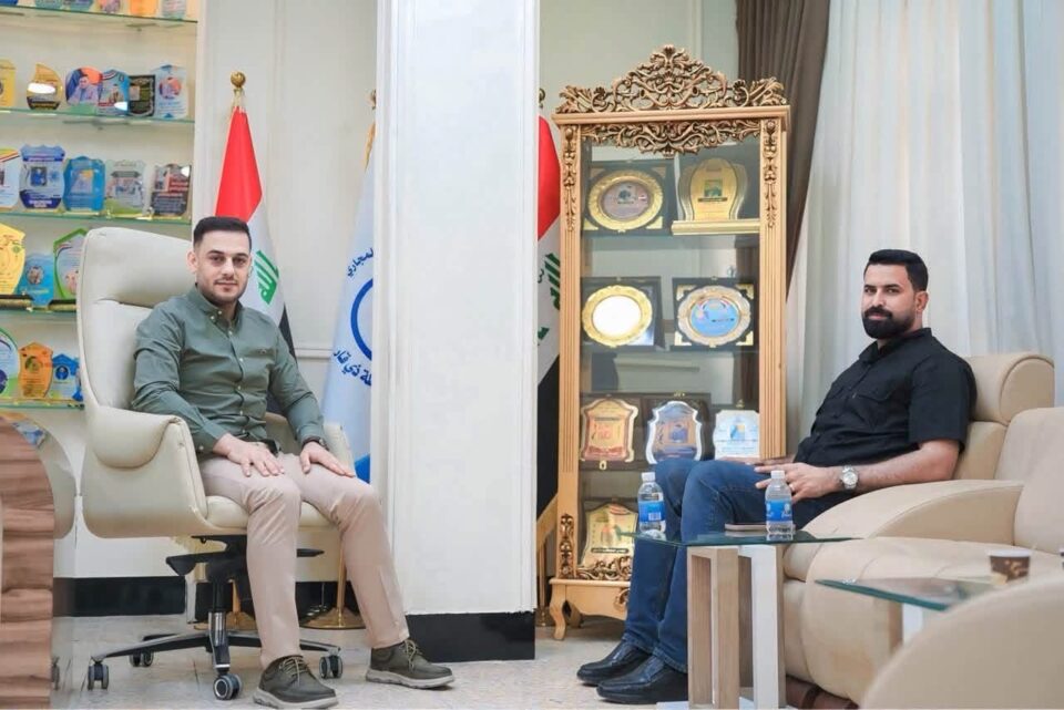 صورة من مقال: مدير مجاري ذي قار وقائممقام الغراف يبحثان تحسين شبكات الصرف الصحي للمواطنين
