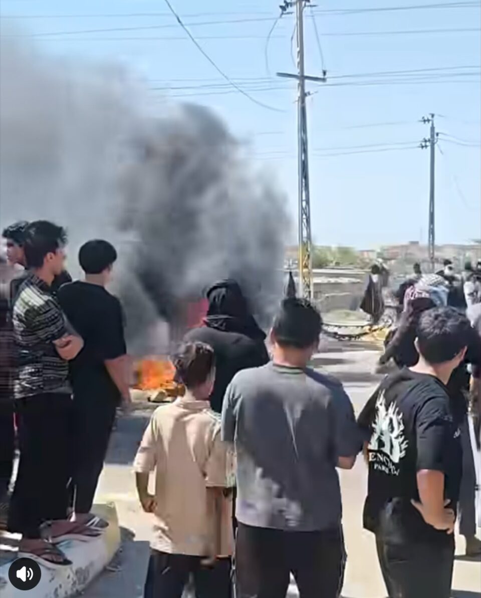 صورة من مقال: أبناء قضاء الفهود يتظاهرون احتجاجا على تردي تجهيز الكهرباء ويطالبون بتدخل عاجل