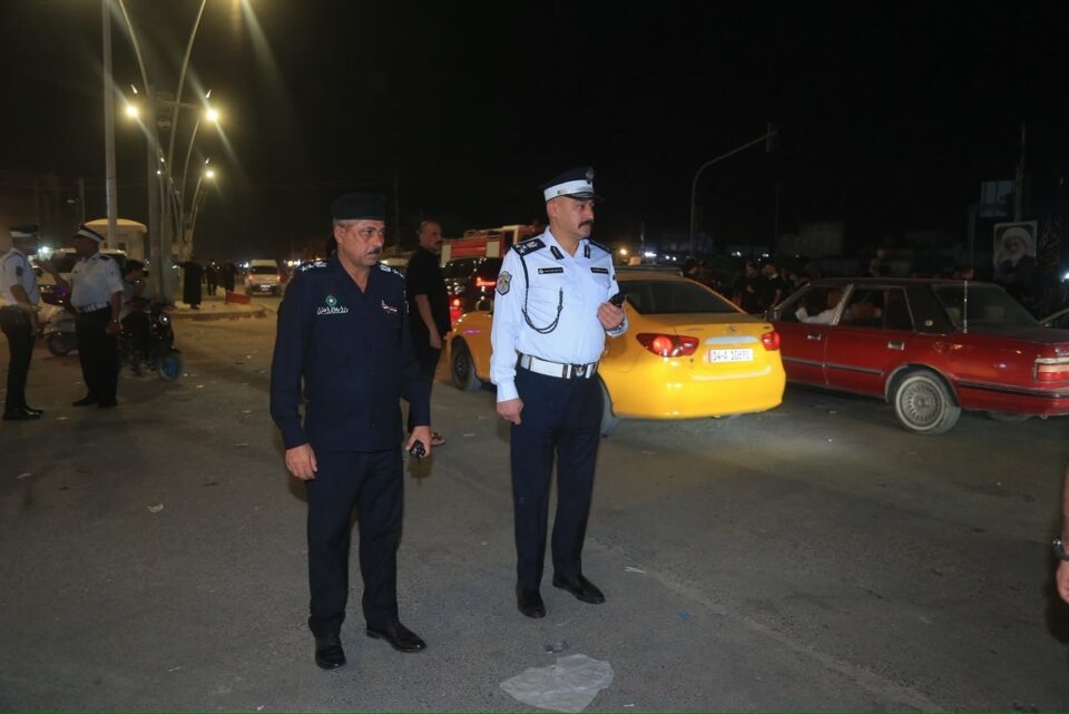 صورة من مقال: بالصور: خطة مرورية مكثفة في ذي قار لحماية الزائرين وتنظيم حركة السير خلال الأربعينية