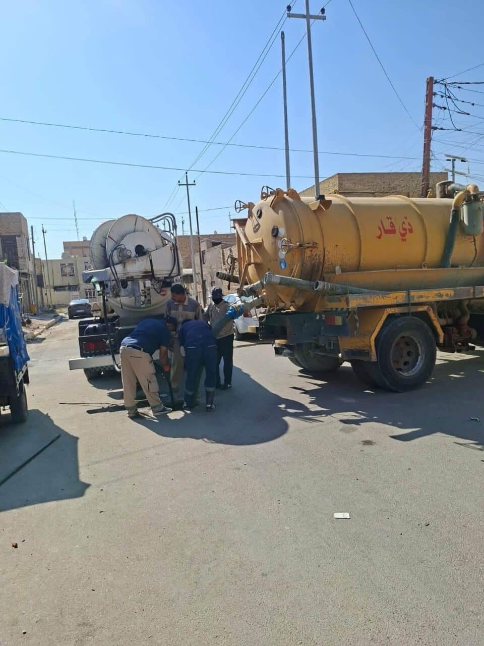 صورة من مقال: مديرية مجاري ذي قار تنفذ أعمال صيانة وتأهيل لمحطات الرفع وخطوط النقل الرئيسية
