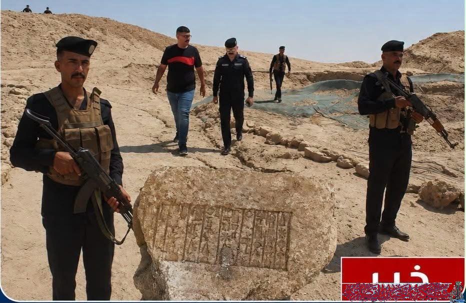 صورة من مقال: مفارز حماية الآثار في ذي قار تضبط قطعا أثرية نادرة وتحيلها للمتحف الحضاري
