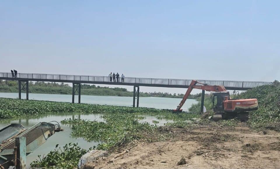 صورة من مقال: مصدات على الفرات وحملة لمكافحة زهرة النيل.. تحركات جديدة لموارد ذي قار