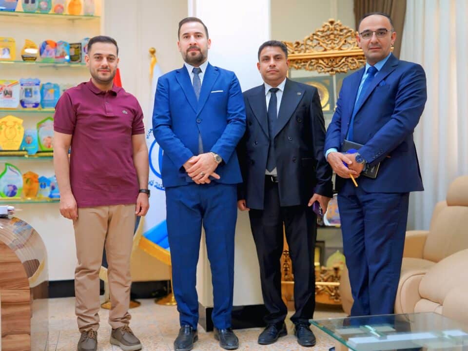 صورة من مقال: مدير مجاري ذي قار يستقبل مسؤولي البيئة لمتابعة مشروع تقييم الأثر البيئي على المصادر المائية