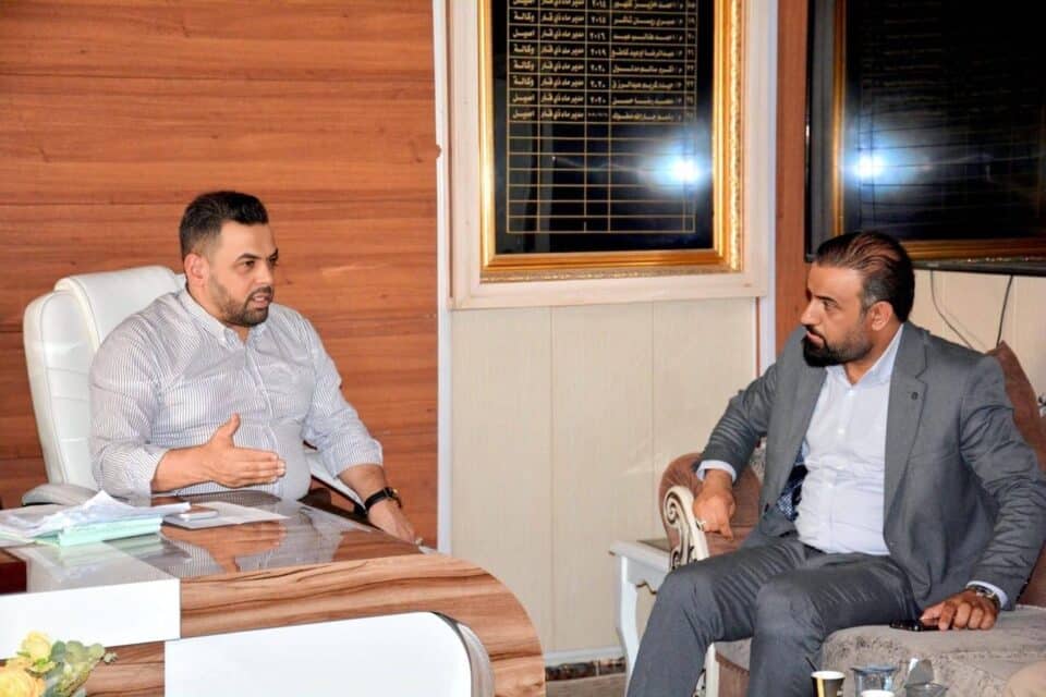 صورة من مقال: ماء ذي قار يبحث مع وفد الصحة معالجة معوقات تجهيز المؤسسات الصحية بالمياه