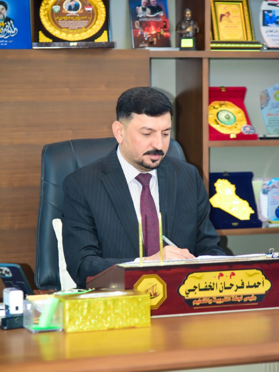 صورة من مقال: رئيس لجنة التربية في مجلس ذي قار يستحصل موافقة على فتح إعداديات مهنية جديدة في الناصرية والغراف