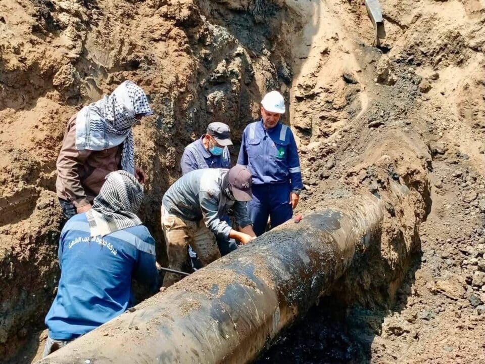 صورة من مقال: شركة خطوط الأنابيب تنهي صيانة خط نفطي يربط الخط الاستراتيجي بمصفى ذي قار والمحطة الحرارية
