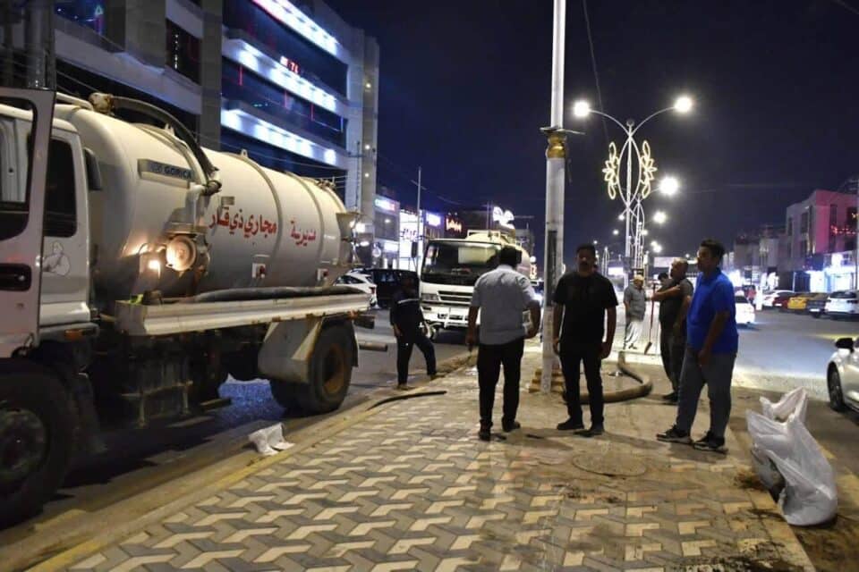 صورة من مقال: كوادر مجاري ذي قار تنجز أعمال صيانة شاملة لخطوط الصرف الصحي ومحطات الرفع الرئيسية