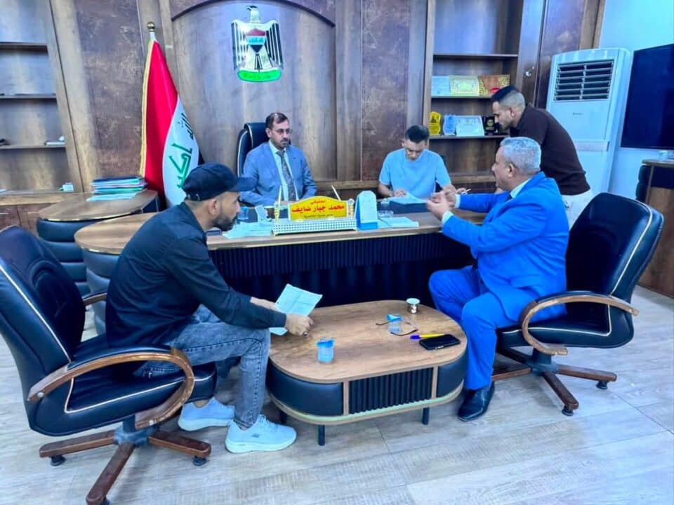 صورة من مقال: معاون محافظ ذي قار يبحث مع بلدية الناصرية ملفات تنظيم العشوائيات والتصاميم الاساس