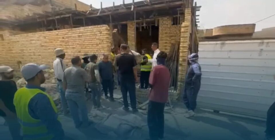 صورة من مقال: حملة ميدانية في الناصرية لإزالة تجاوزات الطريق الشمالي وإنذار الباعة المتجولين