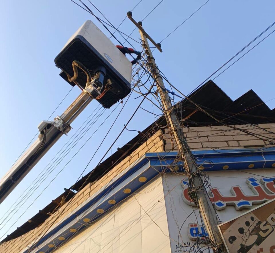 صورة من مقال: كهرباء ذي قار ترفع 40 حالة تجاوز على الشبكة في مركز الناصرية