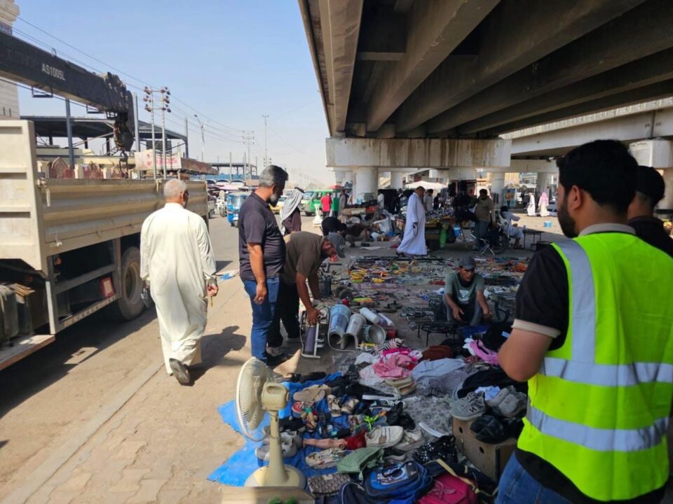 صورة من مقال: بلدية الناصرية ترصد تجاوزات في ثلاثة مواقع حيوية وتطالب بوقف التعديات على الأماكن العامة