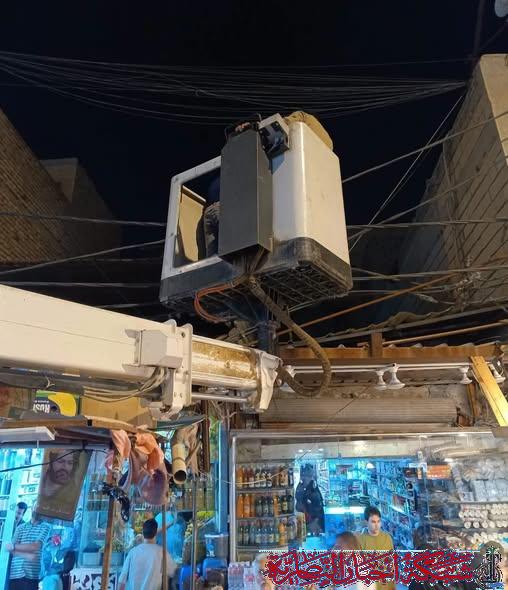 صورة من مقال: فرع كهرباء ذي قار يرفع 20 حالة تجاوز على الشبكة في مركز الناصرية خلال حملة ميدانية شاملة