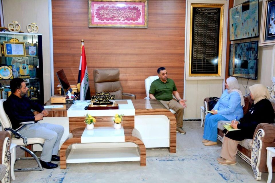 صورة من مقال: مدير ماء ذي قار يستقبل لجنة من المديرية العامة لمتابعة مشاريع المياه وتعزيز التنسيق