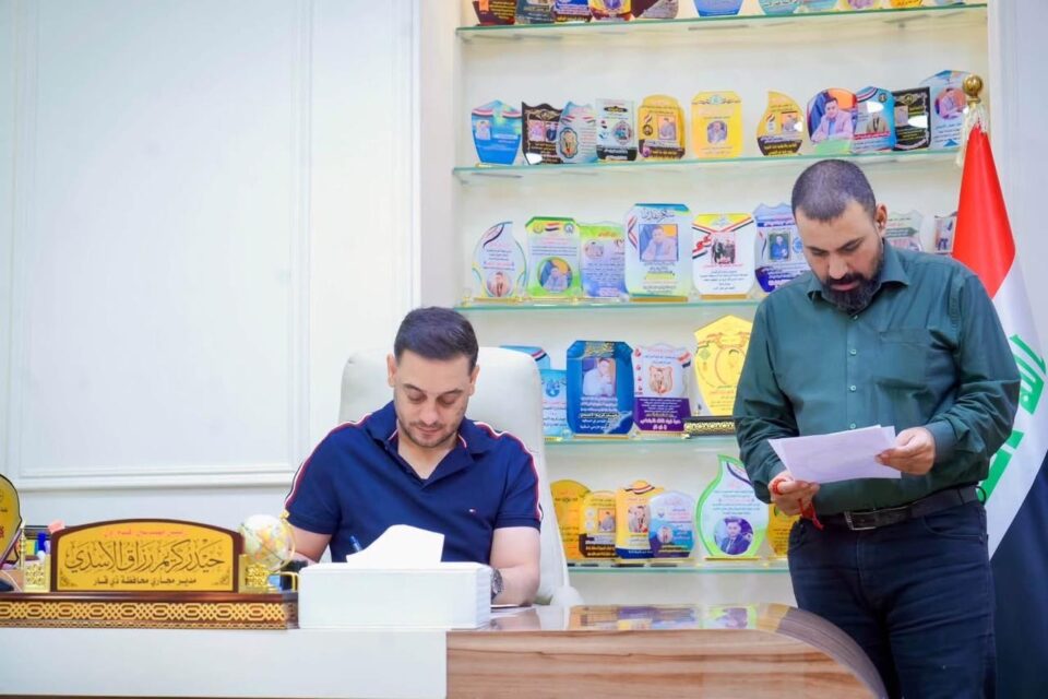 صورة من مقال: مدير مجاري ذي قار يستقبل المراجعين ويوجه أقسام الصيانة بتكثيف الجهود الميدانية