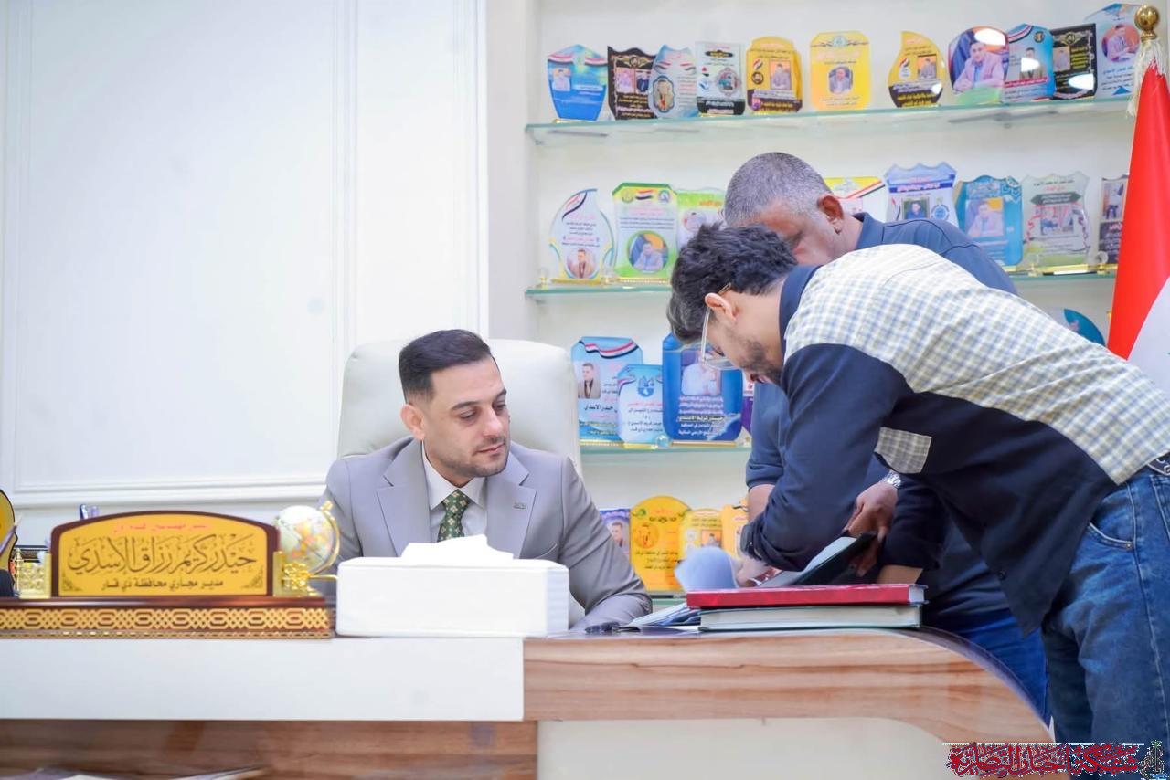 مديرية مجاري ذي قار تعتمد سياسة الانفتاح على المواطن وتستقبل المراجعين يوميا