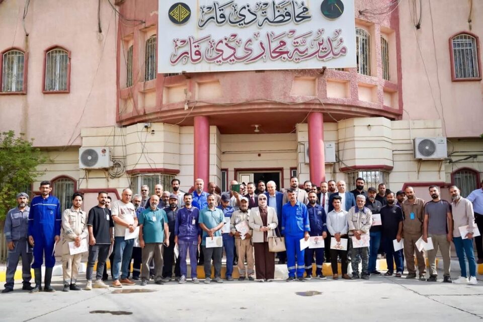 صورة من مقال: ملتقى نخب الناصرية يحتفي بكوادر الصيانة في مديرية مجاري ذي قار تقديرا لجهودهم الخدمية